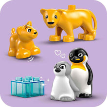 Carica l'immagine nel visualizzatore di Gallery, LEGO DUPLO Famiglie di animali: pinguini e leoni 10442
