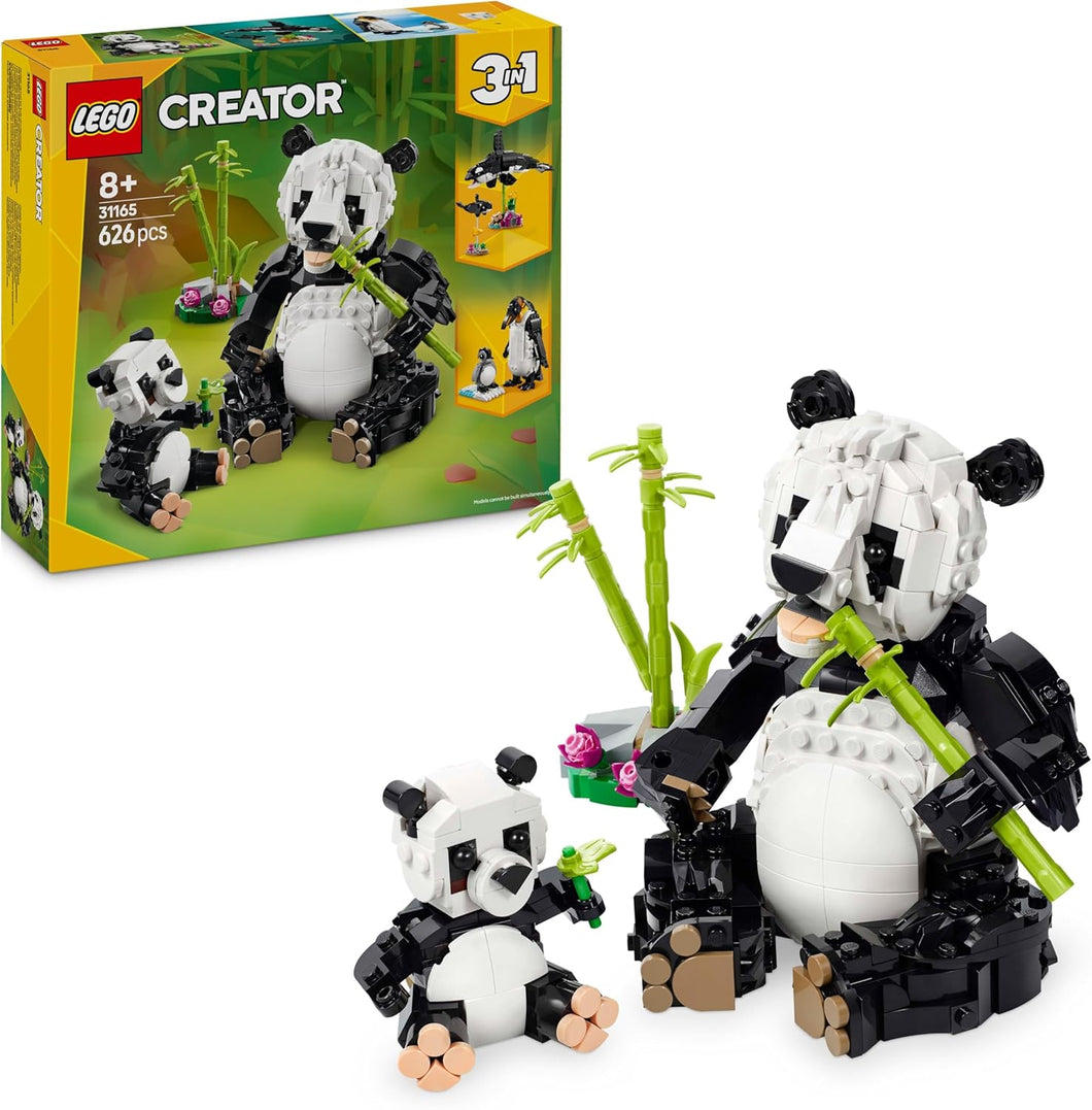 LEGO CREATOR Animali selvatici: famiglia di panda 31165