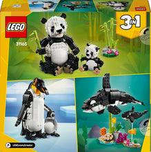 Carica l&#39;immagine nel visualizzatore di Gallery, LEGO CREATOR Animali selvatici: famiglia di panda 31165
