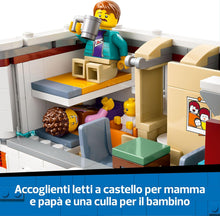 Carica l&#39;immagine nel visualizzatore di Gallery, LEGO CITY Camper van delle vacanze d’avventura 60454

