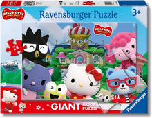Carica l'immagine nel visualizzatore di Gallery, RAVENSBURGER PUZZLE GIANT 24pz HELLO KITTY- tanta allegria 04076
