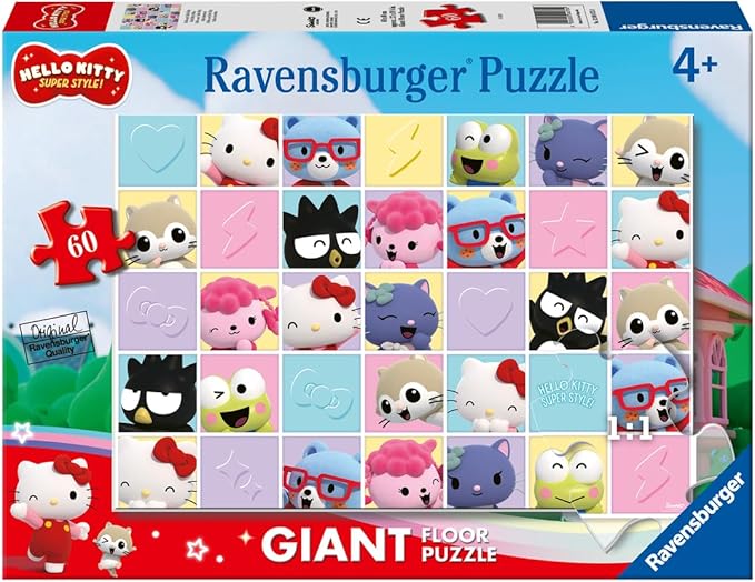 Ravensburger Puzzle Giant 60pz-  Hello Kitty Selfie divertenti 04075