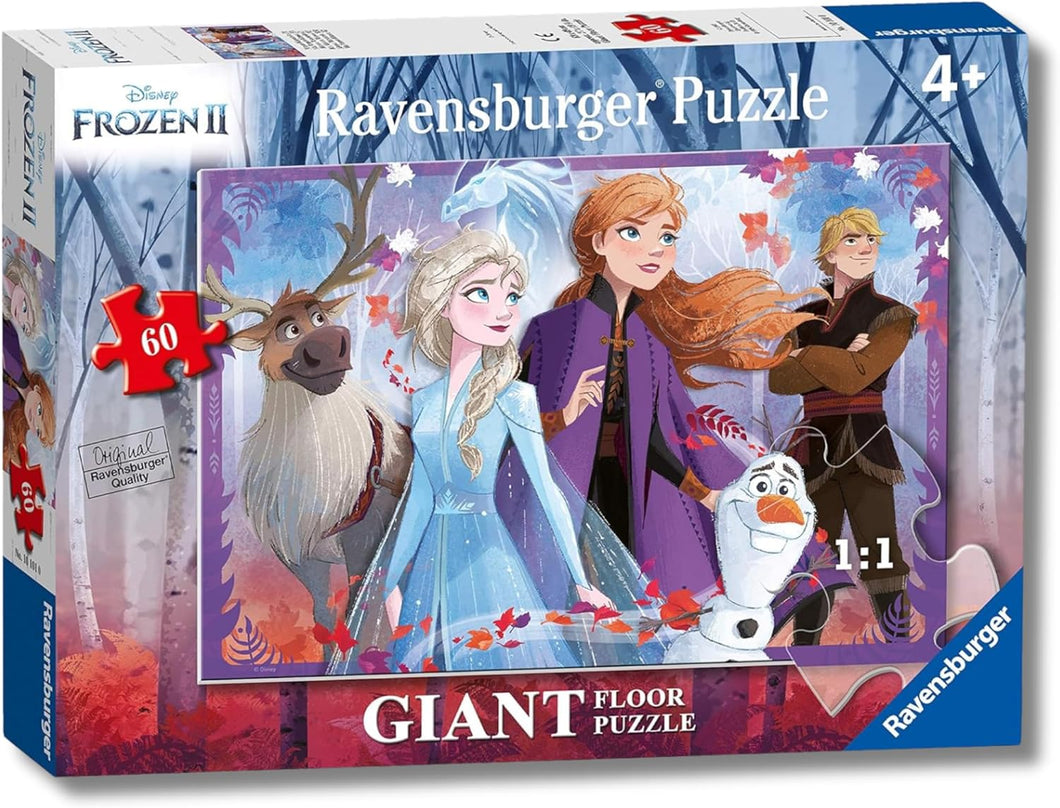 Ravensburger Puzzle Giant 60 pz- Frozen 2 attraverso la foresta magica 03031