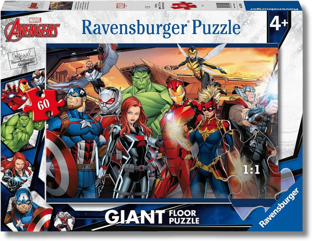 Ravensburger Puzzle Giant 60 pz- Avengers gli eroi più forti di sempre 03094