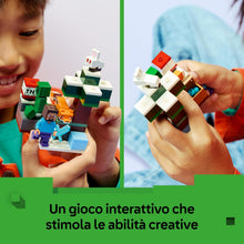 Carica l'immagine nel visualizzatore di Gallery, LEGO MINECRAFT Avventura di Steve nella taiga 21583
