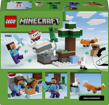 Carica l'immagine nel visualizzatore di Gallery, LEGO MINECRAFT Avventura di Steve nella taiga 21583
