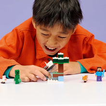 Carica l'immagine nel visualizzatore di Gallery, LEGO MINECRAFT Avventura di Steve nella taiga 21583
