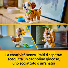 Carica l'immagine nel visualizzatore di Gallery, LEGO CREATOR Adorabili animali: cagnolino giocoso 31382
