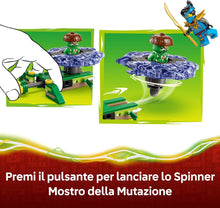 Carica l'immagine nel visualizzatore di Gallery, LEGO NINJAGO Nya contro Spinner Mostro della Mutazione 71849
