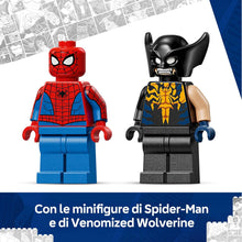 Carica l'immagine nel visualizzatore di Gallery, LEGO MARVEL Auto di Spider-Man vs. Venomized Wolverine 76336
