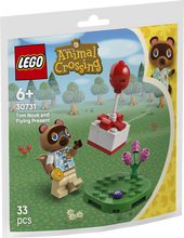 Carica l'immagine nel visualizzatore di Gallery, LEGO POLYBAG Animal Crossing - Tom Nook con regalo volante 30731
