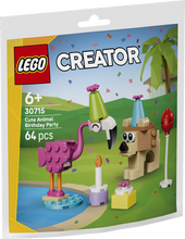 Carica l'immagine nel visualizzatore di Gallery, LEGO POLYBAG Creator - Festa di compleanno con adorabili animali 30715
