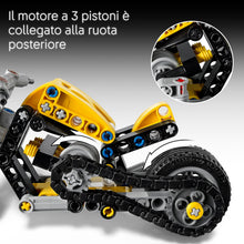 Carica l'immagine nel visualizzatore di Gallery, LEGO TECHNIC Moto Gialla 42225
