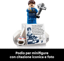 Carica l'immagine nel visualizzatore di Gallery, LEGO ICONS Williams Racing FW14B e Nigel Mansell 10353
