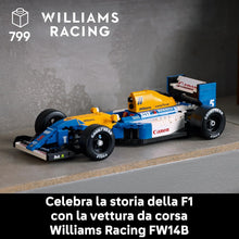 Carica l'immagine nel visualizzatore di Gallery, LEGO ICONS Williams Racing FW14B e Nigel Mansell 10353
