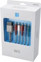 Carica l'immagine nel visualizzatore di Gallery, NINTENDO WII COMPONENTE UFFICIALE HD TV AV CAVO CAVO CAVO 480i Adattatore Alta Definizione B
