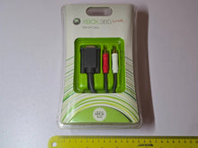 Carica l'immagine nel visualizzatore di Gallery, CAVO MONITOR AV AUDIO VGA UFFICIALE MICROSOFT XBOX 360 NUOVO cavo PC originale
