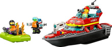 Carica l'immagine nel visualizzatore di Gallery, LEGO CITY Barca di soccorso antincendio 60373
