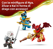 Carica l'immagine nel visualizzatore di Gallery, LEGO NINJAGO Zilvar e Grimtak la Bestia Drago 71863
