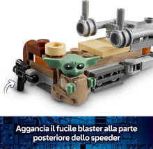 Carica l'immagine nel visualizzatore di Gallery, LEGO STAR WARS Speeder Bike del Mandaloriano e di Grogu 75436
