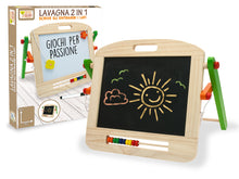 Carica l'immagine nel visualizzatore di Gallery, FATTO DI LEGNO Lavagna 2 in 1 con accessori TEOREMA 40503
