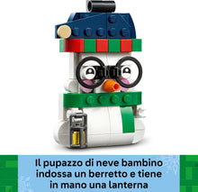 Carica l'immagine nel visualizzatore di Gallery, LEGO Pupazzi di neve ornamentali 40812
