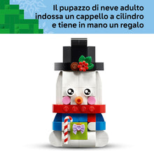 Carica l'immagine nel visualizzatore di Gallery, LEGO Pupazzi di neve ornamentali 40812
