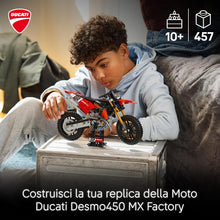 Carica l'immagine nel visualizzatore di Gallery, LEGO TECHNIC Moto Ducati Desmo450 MX Factory 42238
