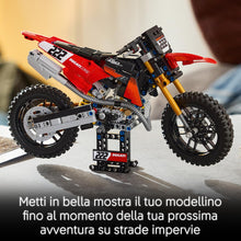Carica l'immagine nel visualizzatore di Gallery, LEGO TECHNIC Moto Ducati Desmo450 MX Factory 42238
