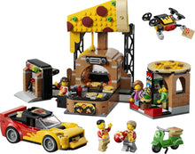 Carica l'immagine nel visualizzatore di Gallery, LEGO CITY Centro di consegna pizze con veicoli 60496
