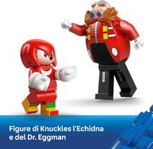 Carica l'immagine nel visualizzatore di Gallery, LEGO SONIC Knuckles vs. il Mech Egg Crusher del Dr. Eggman 77005

