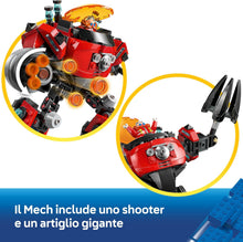 Carica l'immagine nel visualizzatore di Gallery, LEGO SONIC Knuckles vs. il Mech Egg Crusher del Dr. Eggman 77005
