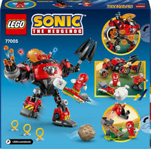 Carica l'immagine nel visualizzatore di Gallery, LEGO SONIC Knuckles vs. il Mech Egg Crusher del Dr. Eggman 77005
