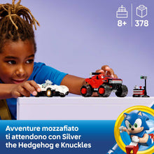 Carica l'immagine nel visualizzatore di Gallery, LEGO SONIC Auto di Silver vs. Monster Truck di Knuckles 77118
