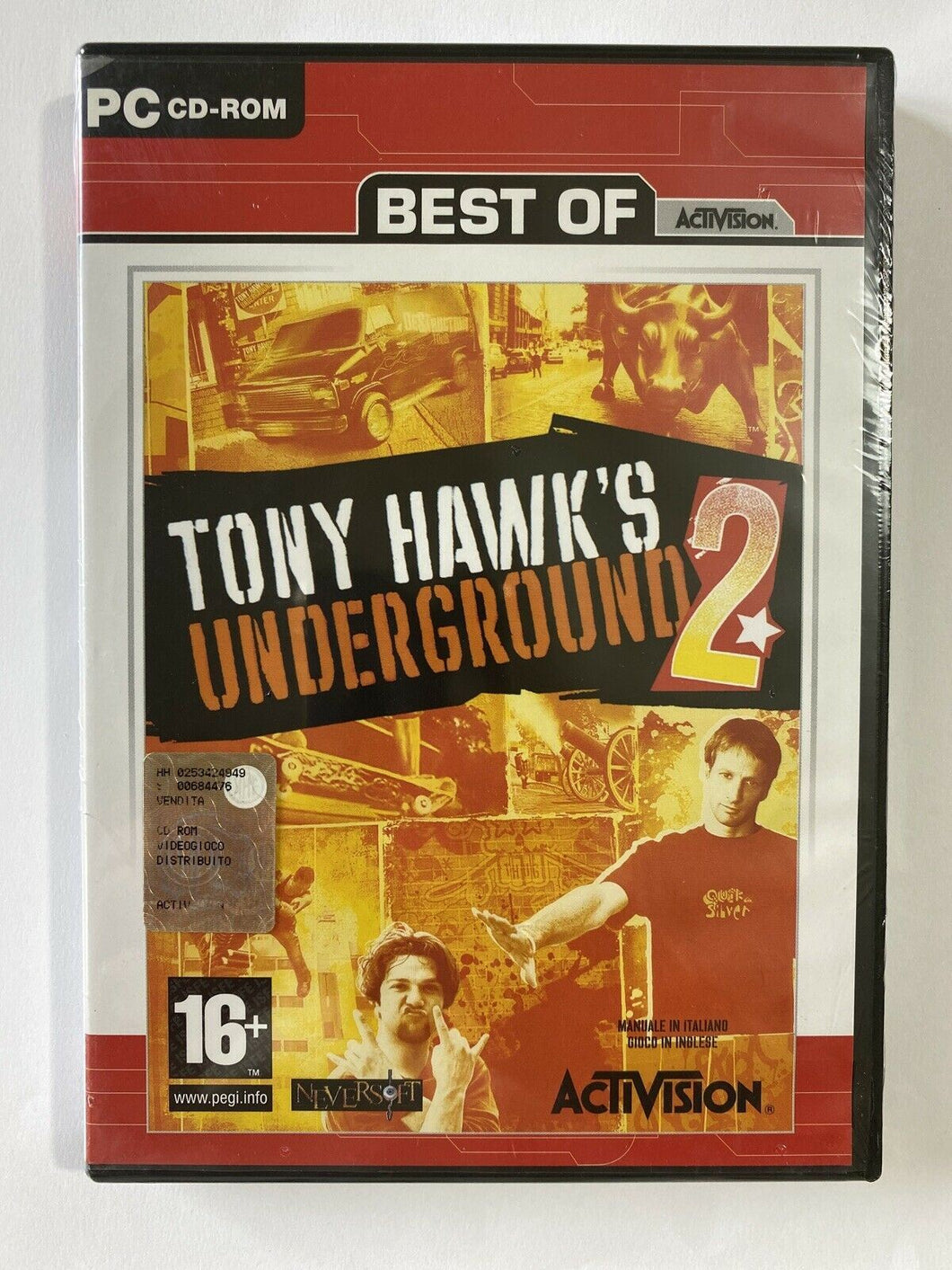 TONY HAWK'S UNDERGROUND 2 BEST OF PC NUOVO! VERSIONE ITALIANA!