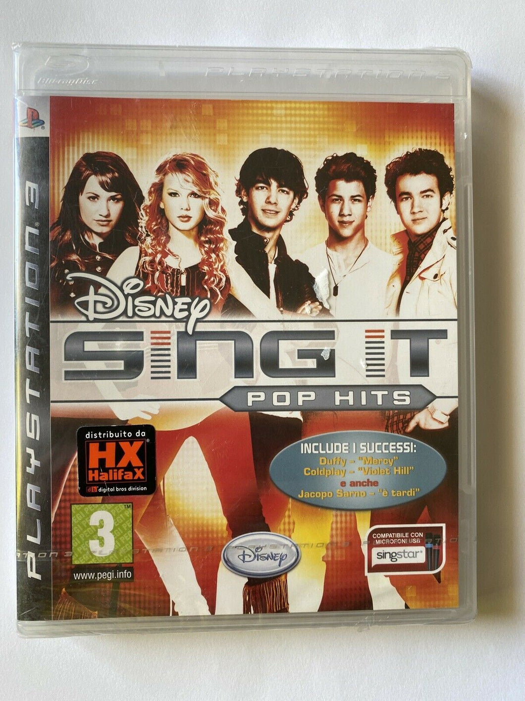 DISNEY SING IT POP HITS per Playstation 3 PS3 Nuovo Sigillato