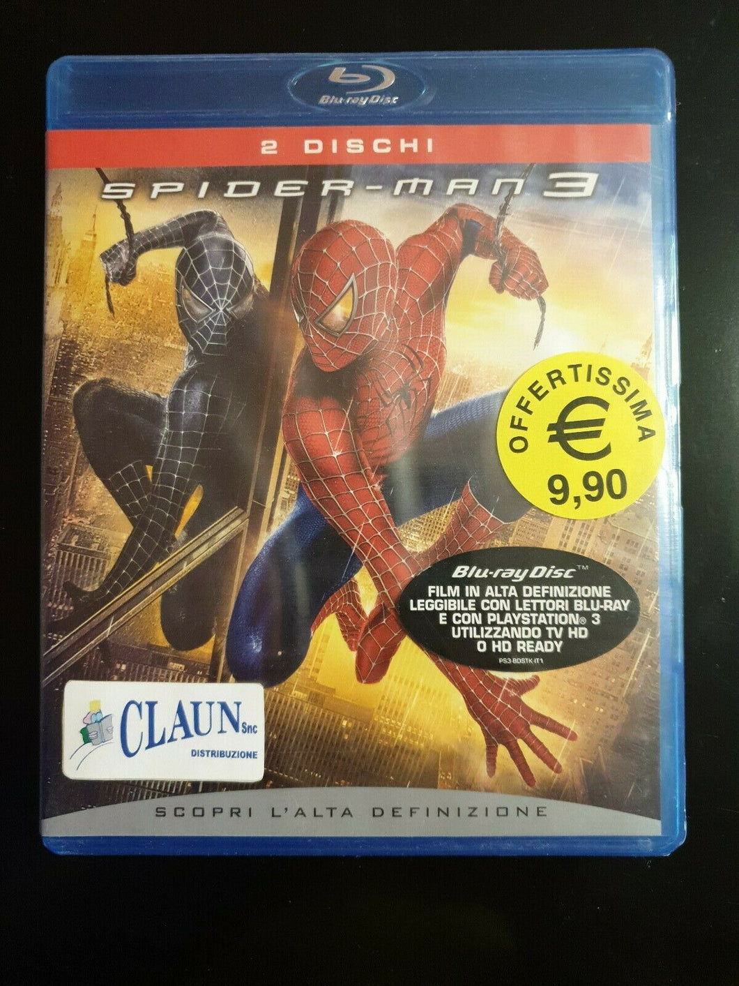 SPIDER MAN 3   Blu Ray Disc(2 dischi) Nuovo