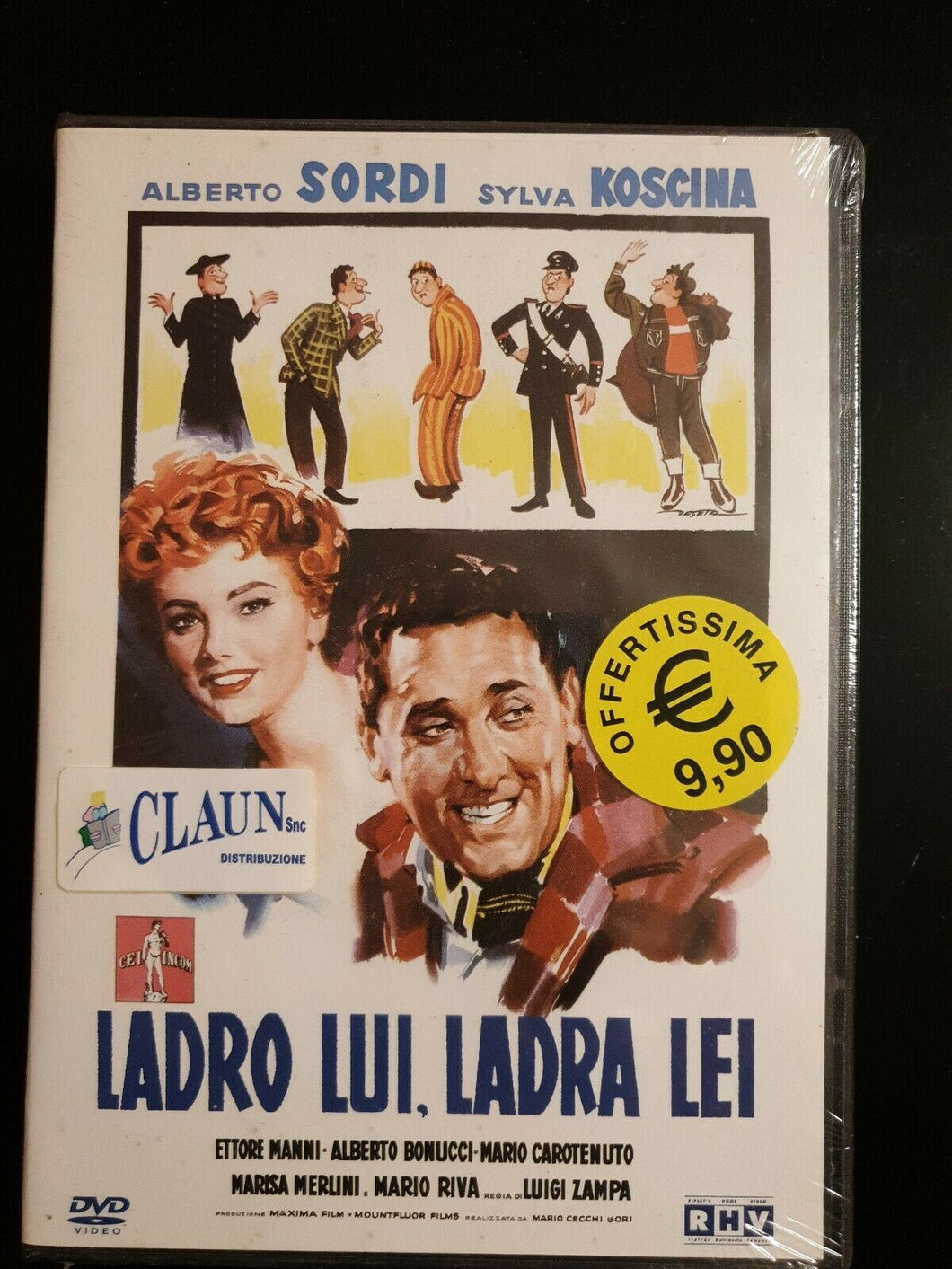 Ladro lui, ladra lei (1958) DVD Nuovo