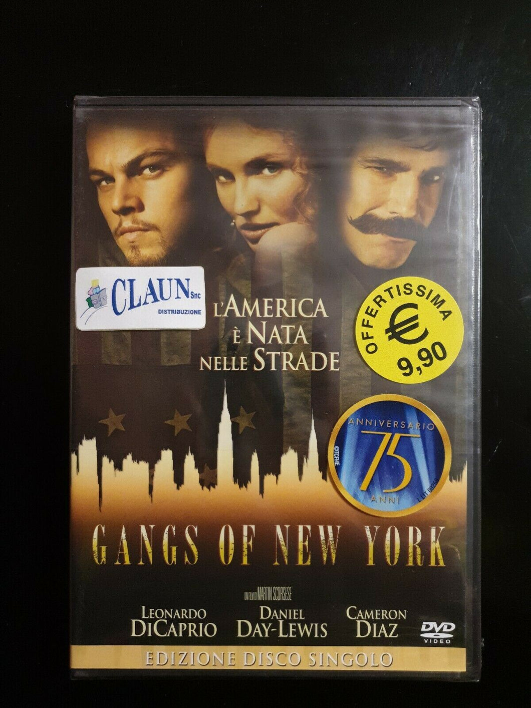 Gangs of New York (2002)  Disco Singolo DVD Nuovo