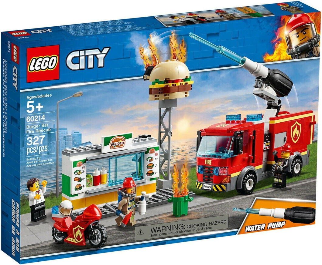 LEGO City Fire Fiamme Al Burger Bar 60214