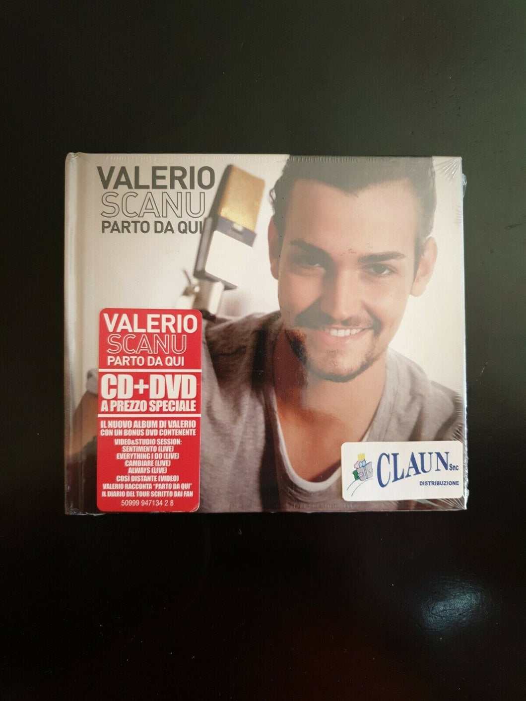 VALERIO SCANU-  PARTO DA QUI  CD + DVD  NUOVO SIGILLATO