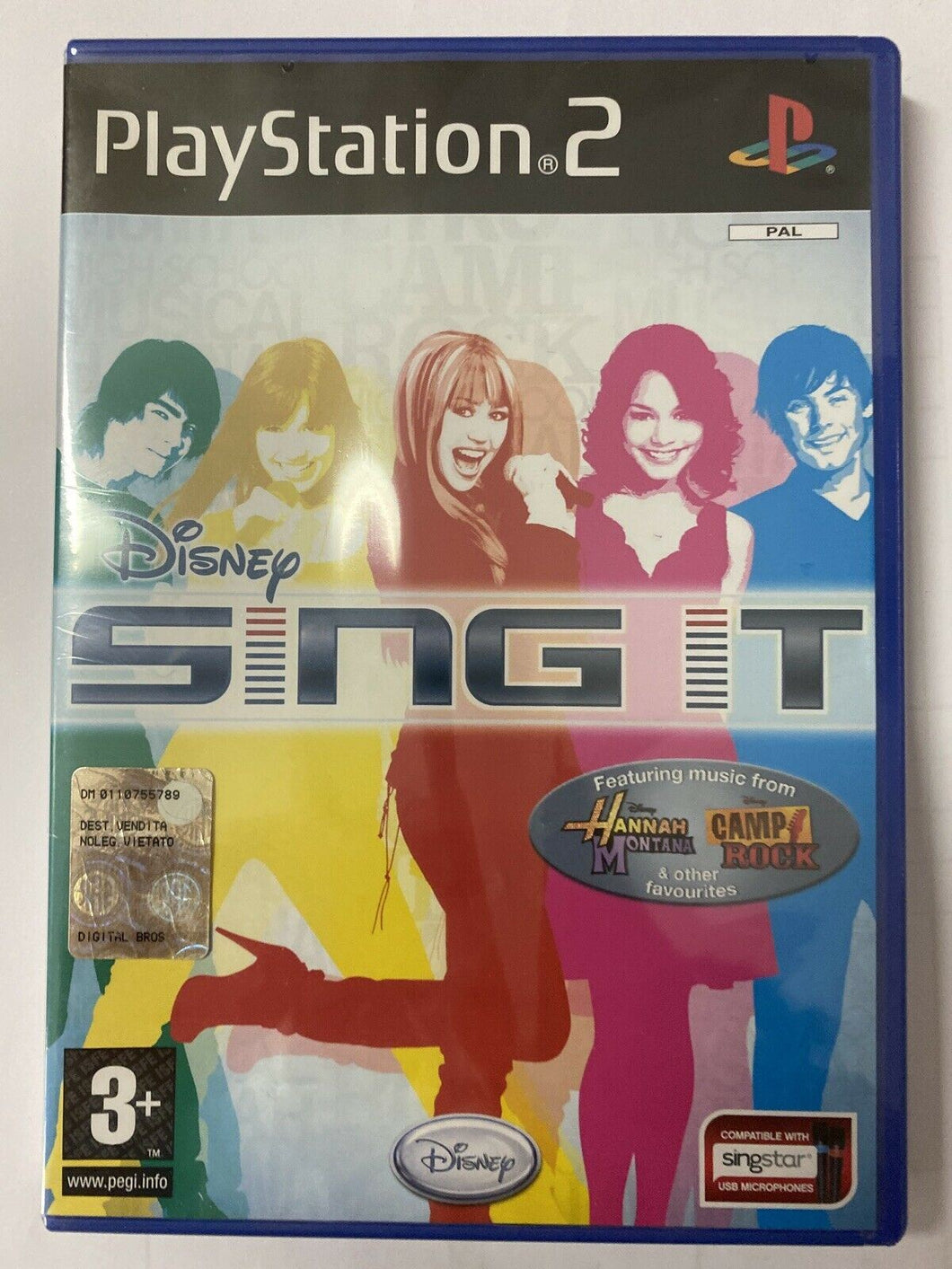Disney Sing It PlayStation 2 Ps2 NUOVO
