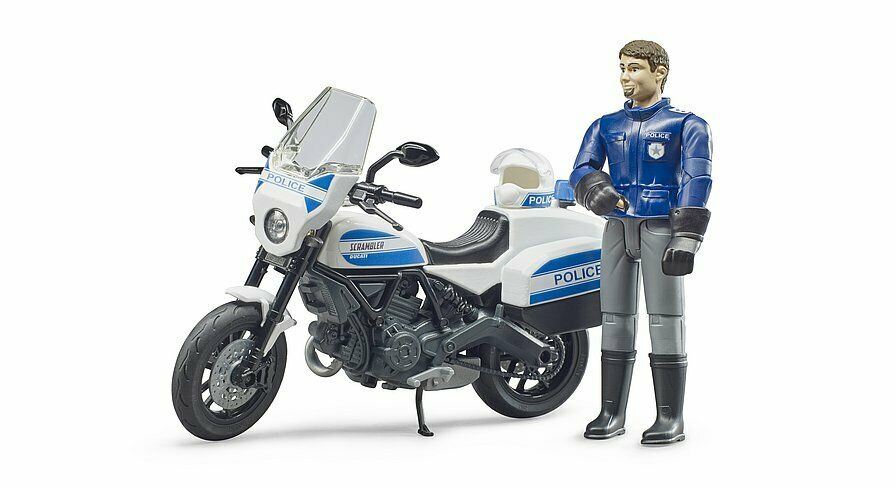 BRUDER MOTO Ducati Scramber Polizia 62731