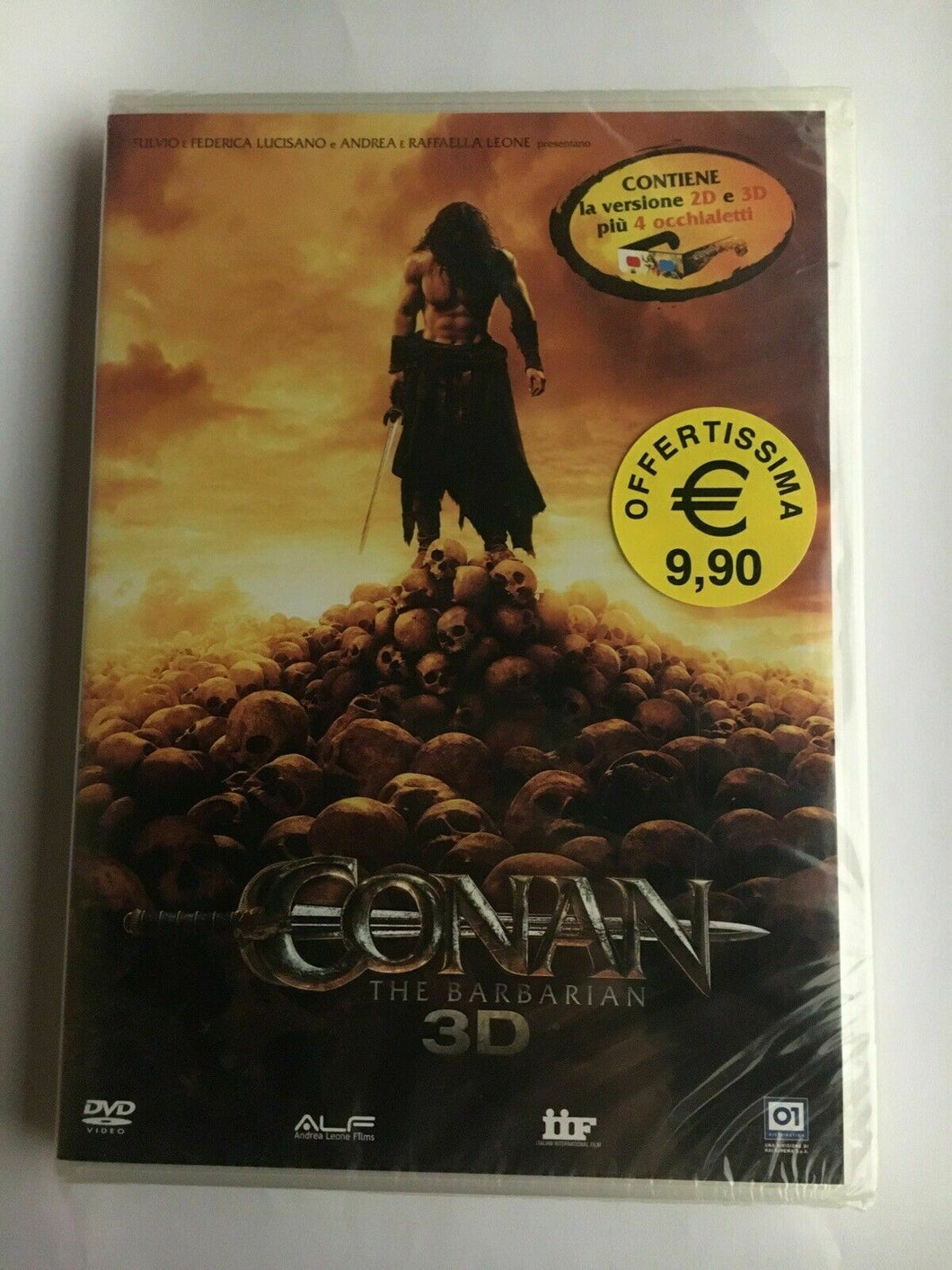 CONAN THE BARBARIAN DVD - (3D) (Dvd+Dvd 3D+Occhiali)  ......NUOVO