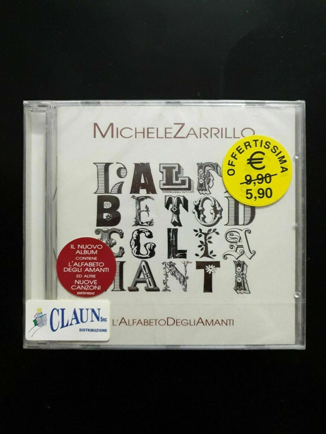 MICHELE ZARRILLO-L'ALFABETO DEGLI AMANTI CD NUOVO SIGILLATO