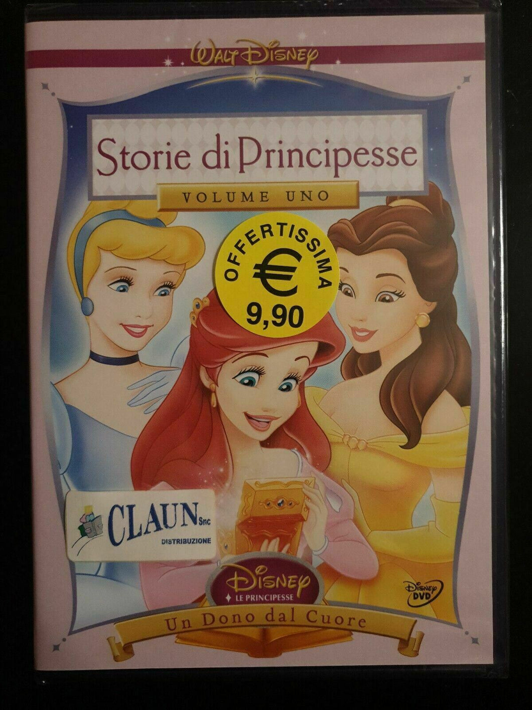 Storie di principesse Disney . Un dono dal cuore (2005) Volume uno  DVD Nuovo