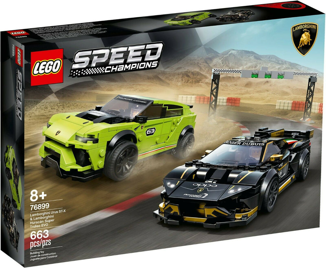 LEGO SPEED Lamborghini Urus ST-X & Lamborghini Huracan Super Trofeo EVO 76899