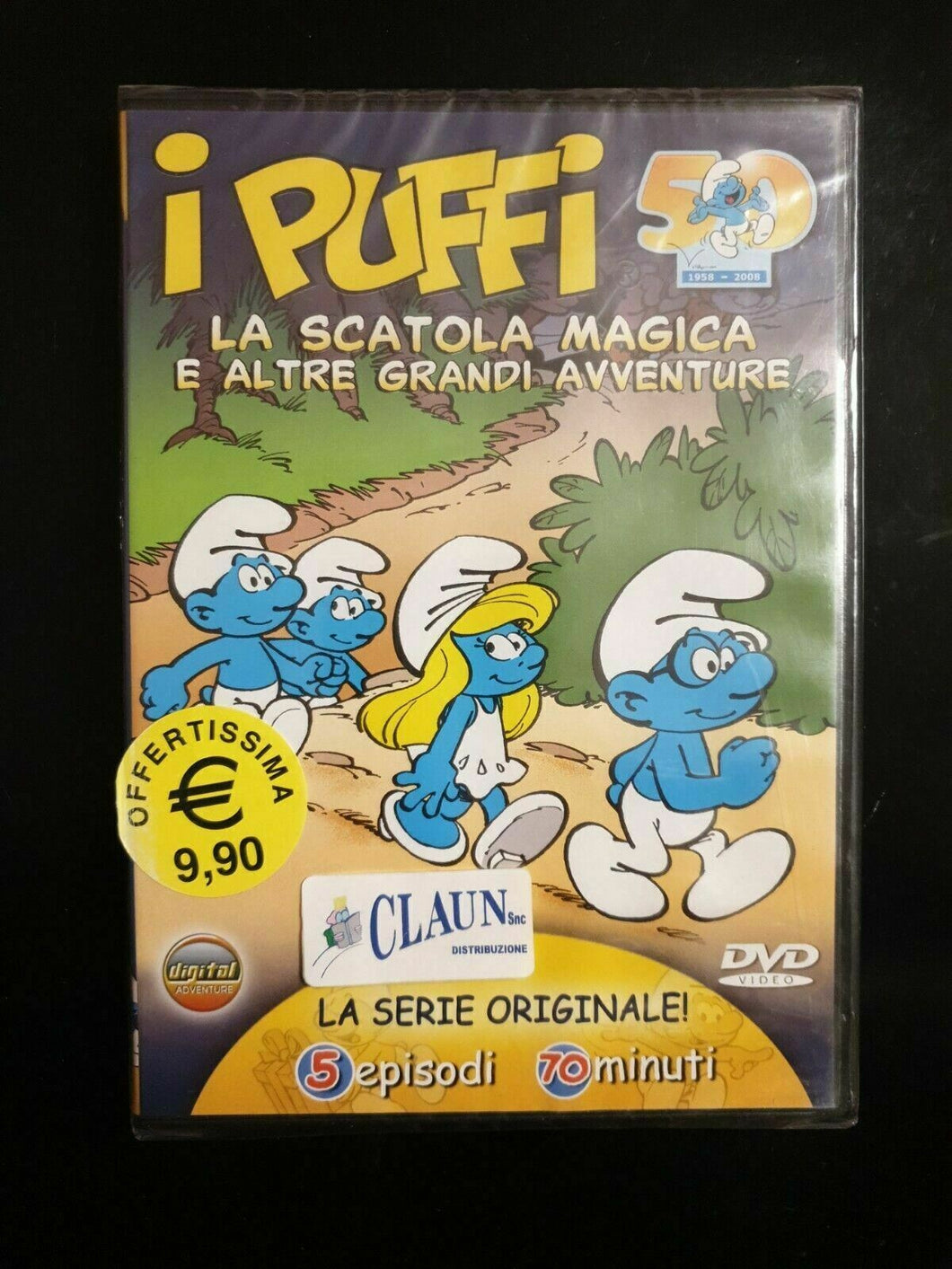 I Puffi  - La Scatola Magica 5 Episodi  DVD Nuovo