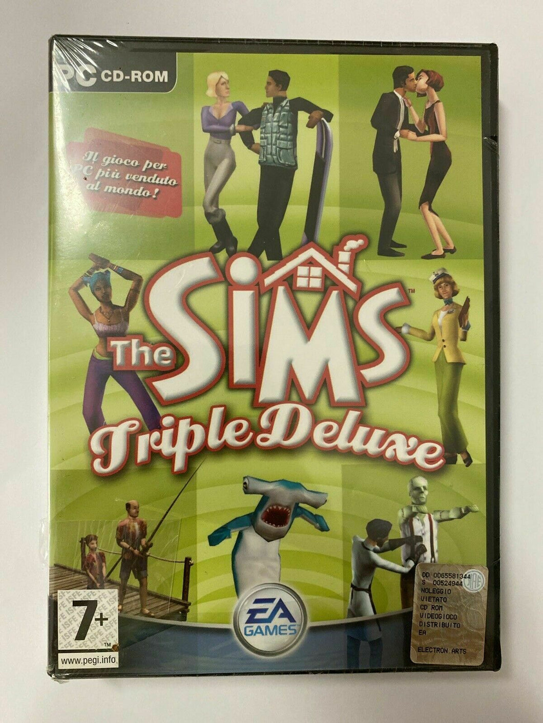The Sims Triple Deluxe PC ELECTRONIC ARTS Nuovo Sigillato