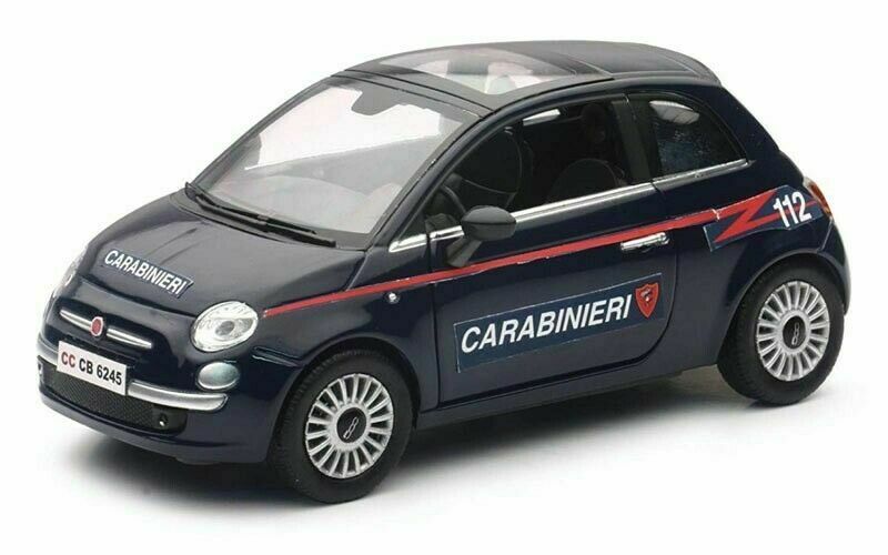 NEW RAY Auto Fiat 500 Carabinieri 1:24